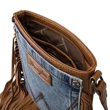 Montana West Wrangler Back Pocket Fringe Crossbody Bag