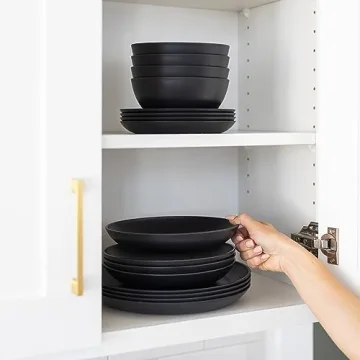 Grow Forward Wheat Straw Dinnerware Set for 4 - Eco-friendly & Stylish