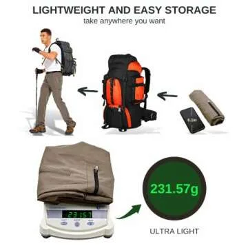 NATUVENIX Hiking Pants for Men, Lightweight Mens Travel Pants Quick Dry Fishing Pants Men Water Resistant Outdoor Pants Work