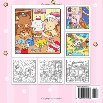 Cozy Friends Coloring Book for Creative Relaxation