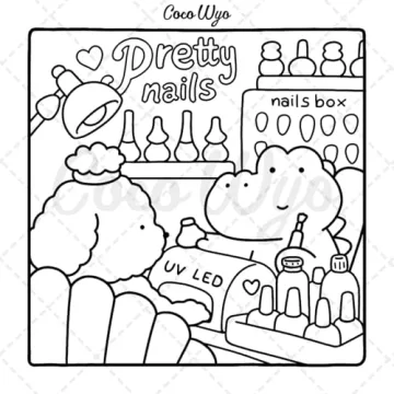 Cozy Friends Coloring Book for Creative Relaxation