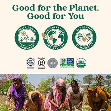 ORGANIC INDIA Ashwagandha Powder Organic - Ashwagandha Root Powder Bulk, Herbal Supplement - Vegan, Gluten-Free, Kosher, Non-GMO, Supports Stress Relief, Energy, and Sleep - 1lb Bag