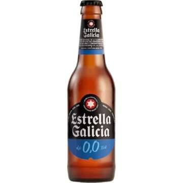 Estrella Galicia 0,0 Non-Alcoholic Beer 15 Pack
