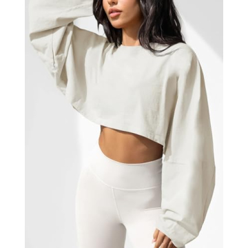 Stylish Hragc Long Sleeve Crop Tops for Women