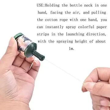 50Pcs Eco-Friendly Mini Confetti Party Poppers