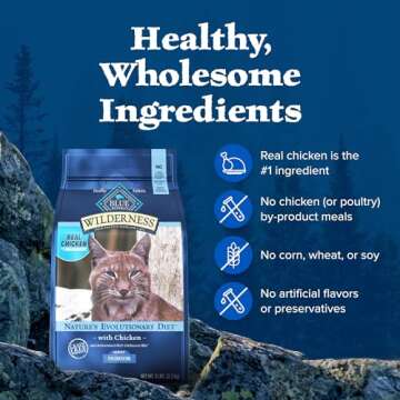 Blue Buffalo High-Protein Grain-Free Cat Food 2-lb