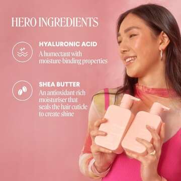 Monday Giftset - Moisture 12oz Shampoo & Conditioner Set & Moisture 5.1oz Leave-In Conditioner