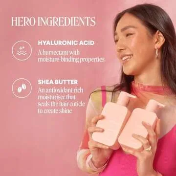 Monday Giftset - Moisture 12oz Shampoo & Conditioner Set & Moisture 5.1oz Leave-In Conditioner