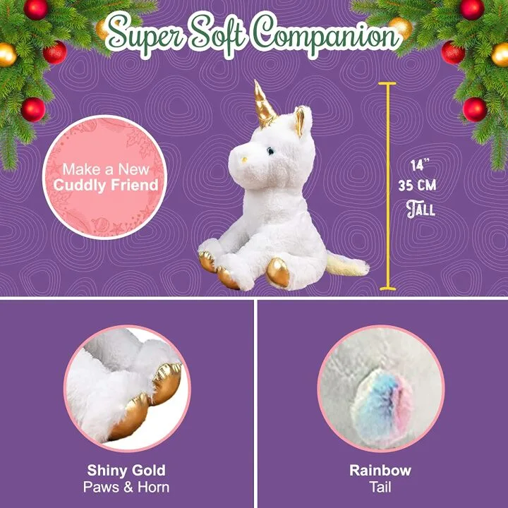 Unicorn Surprise Box with Plush & Crafts for Kids
