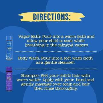 Oilogic Baby Vapor Bath Relief for Babies & Toddlers Bundle - 2-Pack (Slumber & Sleep, Stuffy Nose & Cough) - Baby Care Essentials for Tub Made with 100% Pure and Natural Blend of Essential Oils