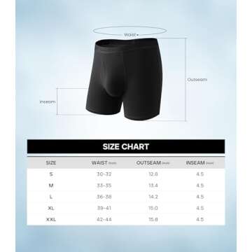 Natural Feelings Men's Underwear Viscose from Bamboo Boxer Briefs Underwear Pack for Men, Multicolor, XX-Large