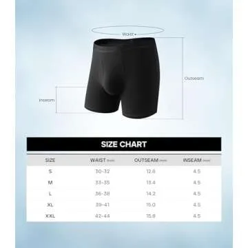 Natural Feelings Men's Underwear Viscose from Bamboo Boxer Briefs Underwear Pack for Men, Multicolor, XX-Large