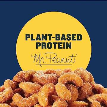 PLANTERS Honey Roasted Cashews, Sweet Snack Delight