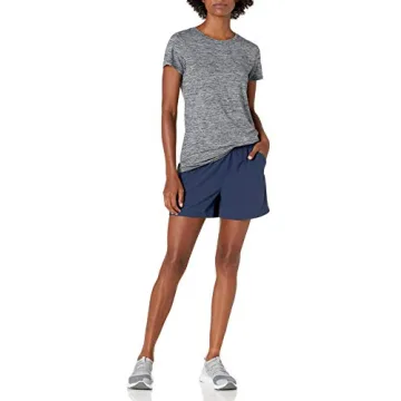 Amazon Essentials Women's Tech Stretch Crewneck T-Shirt Pack