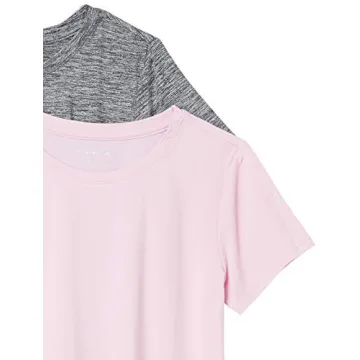 Amazon Essentials Women's Tech Stretch Crewneck T-Shirt Pack