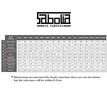 sabolia Saudi Style Arabic Thobe Men’s Arab Robe Men’s Muslim Clothes Ramadan Middle East Ethnic...