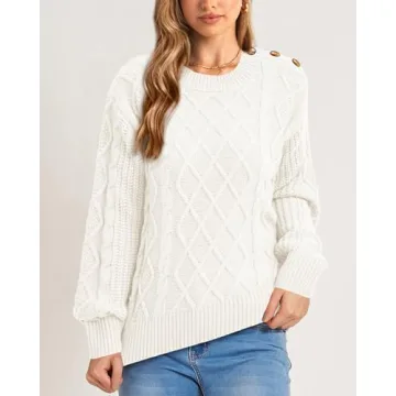 Stylish Winter Comfort with Cozy Oversized Knit Jumper