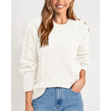 Stylish Winter Comfort with Cozy Oversized Knit Jumper