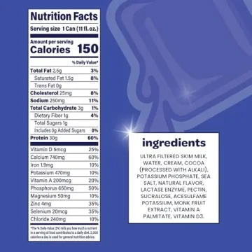 Nurri 30g Protein Ultra Filtered Milk Shake - Chocolate - Low Sugar, Lactose Free, With 10 Vitamins