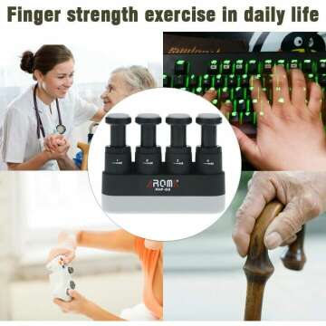 Hand Grip Strengthener for Musicians & Therapy