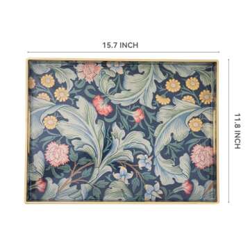 AGIOTA Coffee Table Tray - Stylish Serving Tray with Handles