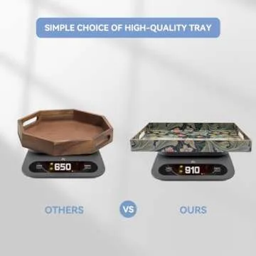 AGIOTA Coffee Table Tray - Stylish Serving Tray with Handles