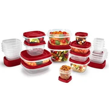 Rubbermaid 42-Piece Food Storage Containers BPA-Free Microwave Safe