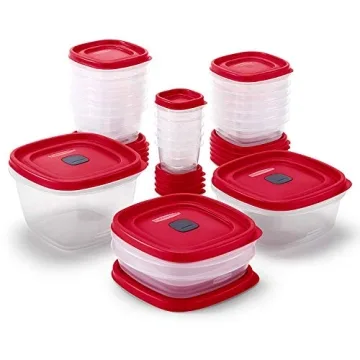 Rubbermaid 42-Piece Food Storage Containers BPA-Free Microwave Safe