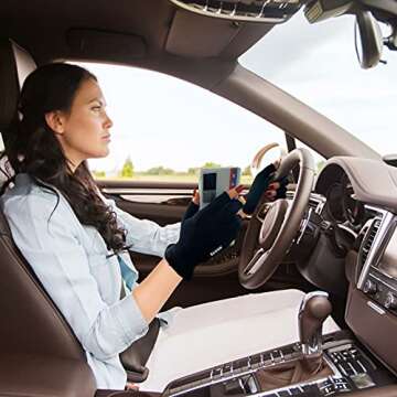 GSAFEME Cotton Fingerless Moisturizing Gloves for Eczema