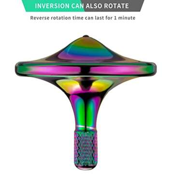 CHEETOP Precision Metal Spinning Top for Office Fun