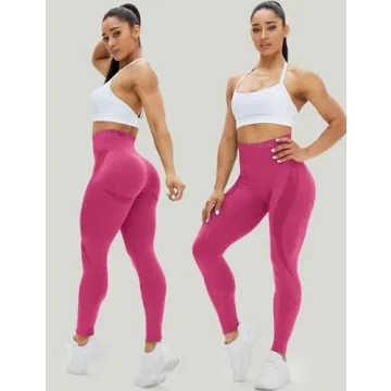 HIGORUN Women's High Waist Seamless Yoga Leggings