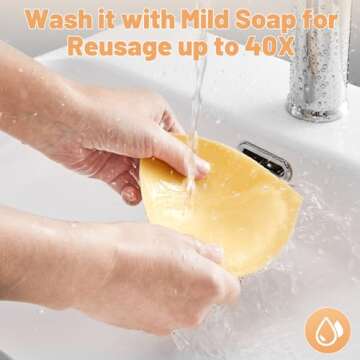 SERMICLE Both Sides Sticky Bra Inserts 2 Pairs - Self Adhesive Boob Pads Bra Pad Double-Sided Bra inserts Push up Pad (Beige, One Size)