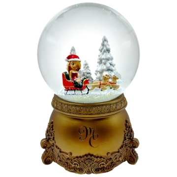 Mariah Carey Official Christmas Sleigh Snowglobe - Festive Holiday Decor