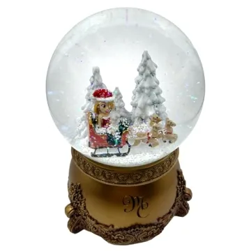 Mariah Carey Christmas Sleigh Snowglobe