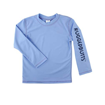 RUGGEDBUTTS Baby Toddler Blue Rash Guard 18-24m