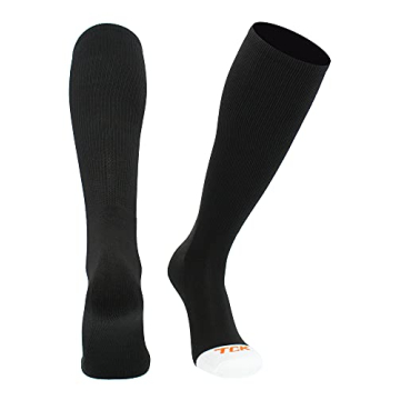 TCK Prosport Performance Tube Socks - Black, X-Small for Athletes