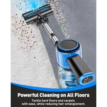 OIIWNS A27 Stick Vacuums & Electric Brooms, Blue