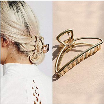 Stunning TANG SONG 4PCS Metal Hair Claw Clips for Thick Hair