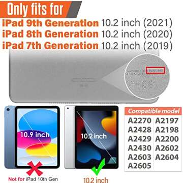 Durable SUPLIK Kids iPad Case with Screen Protector