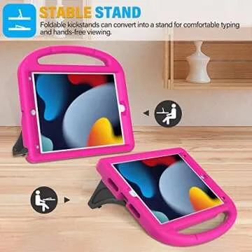Durable SUPLIK Kids iPad Case with Screen Protector