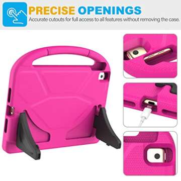 Durable SUPLIK Kids iPad Case with Screen Protector