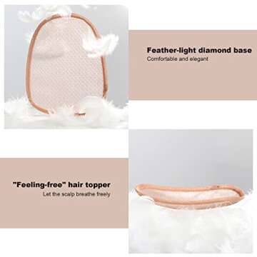 HAIRCUBE 100% Remy Hair Toppers with Bangs