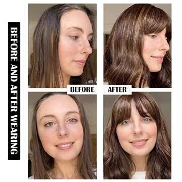 HAIRCUBE 100% Remy Hair Toppers with Bangs