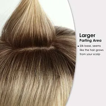 HAIRCUBE 100% Remy Hair Toppers with Bangs