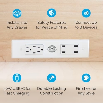 Docking Drawer Blade Duo Outlet: Organize & Charge Faster