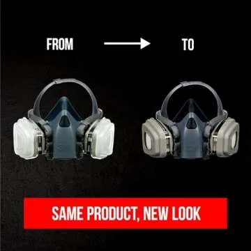 3M Professional Half Mask Organic Vapor, P95 Respirator with Cool Flow Valve, Reusable Respirator, Large