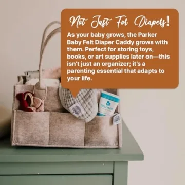 Parker Baby Diaper Caddy - Stylish Nursery Organizer