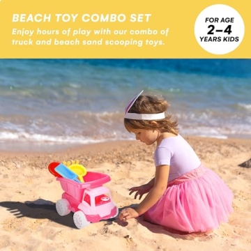 Top Race Beach Dump Truck - Complete Sand Toy Set for Kids