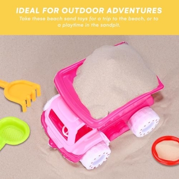 Top Race Beach Dump Truck - Complete Sand Toy Set for Kids