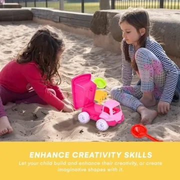 Top Race Beach Dump Truck - Complete Sand Toy Set for Kids